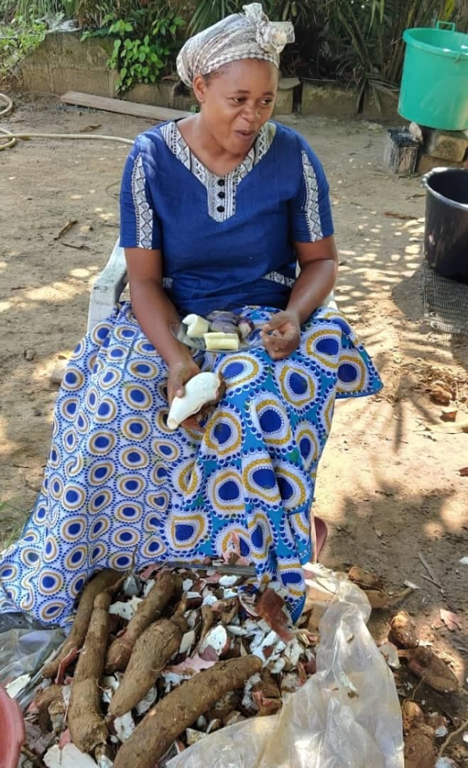 Préparation du manioc