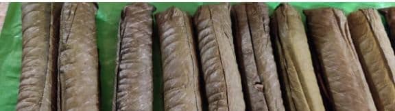 Conditionnement des bâtons de manioc